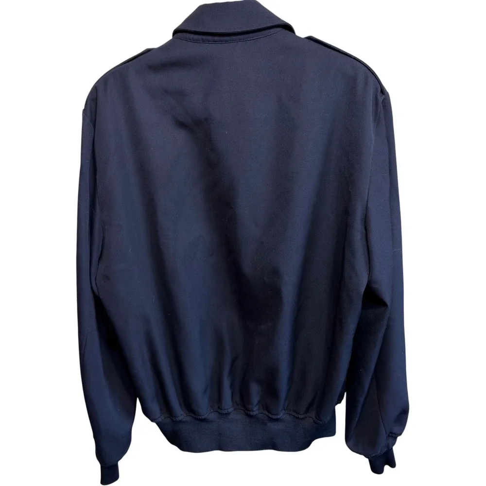 US Air Force Lightweight Service Jacket Navy Blue Creighton AB 40R Military Issu